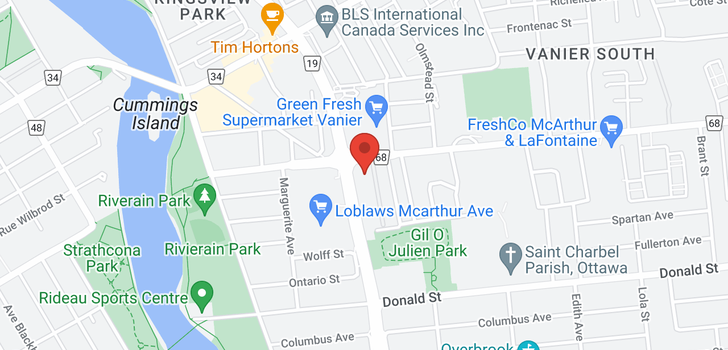 map of #402 -158A MCARTHUR AVE